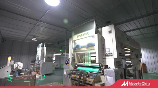 OEM-Drucksauce Keks Automatische Verpackungsfolie Aufblasbare versiegelnde flexible Verbundfolienrolle